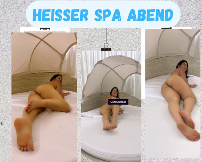 Die Göttin  im Spa! The goddess naked in the spa
