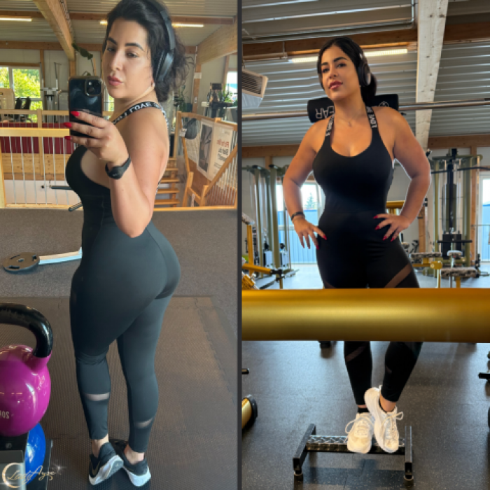 Fitness Göttin im Studio