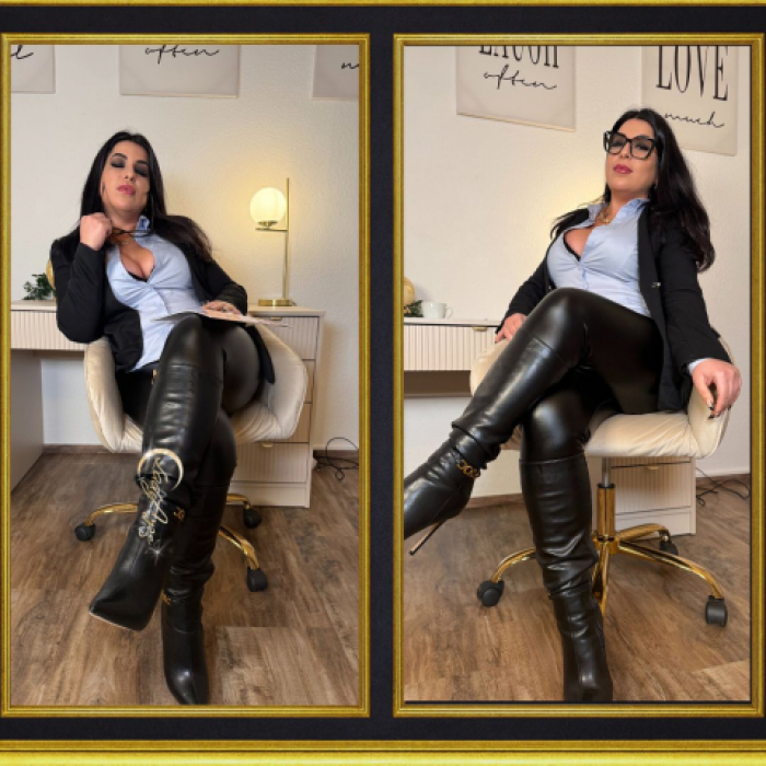 Bosslady Ayse  Dominanz im Business-Stil
