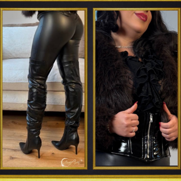 Luxus-Leder & Pelz  Dominanz aus nächster Nähe