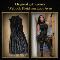 Original getragenes Wetlook Kleid von Lady Ayse