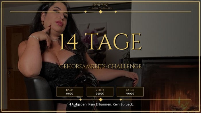 14 Tage Gehorsamkeits-Challenge von Lady Ayse