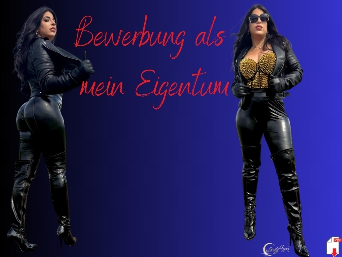 Bewerbung als mein Eigentum  Der VIP-Demütigstest