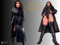 Ledermantel  Original von Lady Ayse getragen