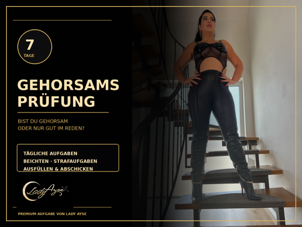 7 Tage Gehorsamsprüfung - Ausfüllba...
