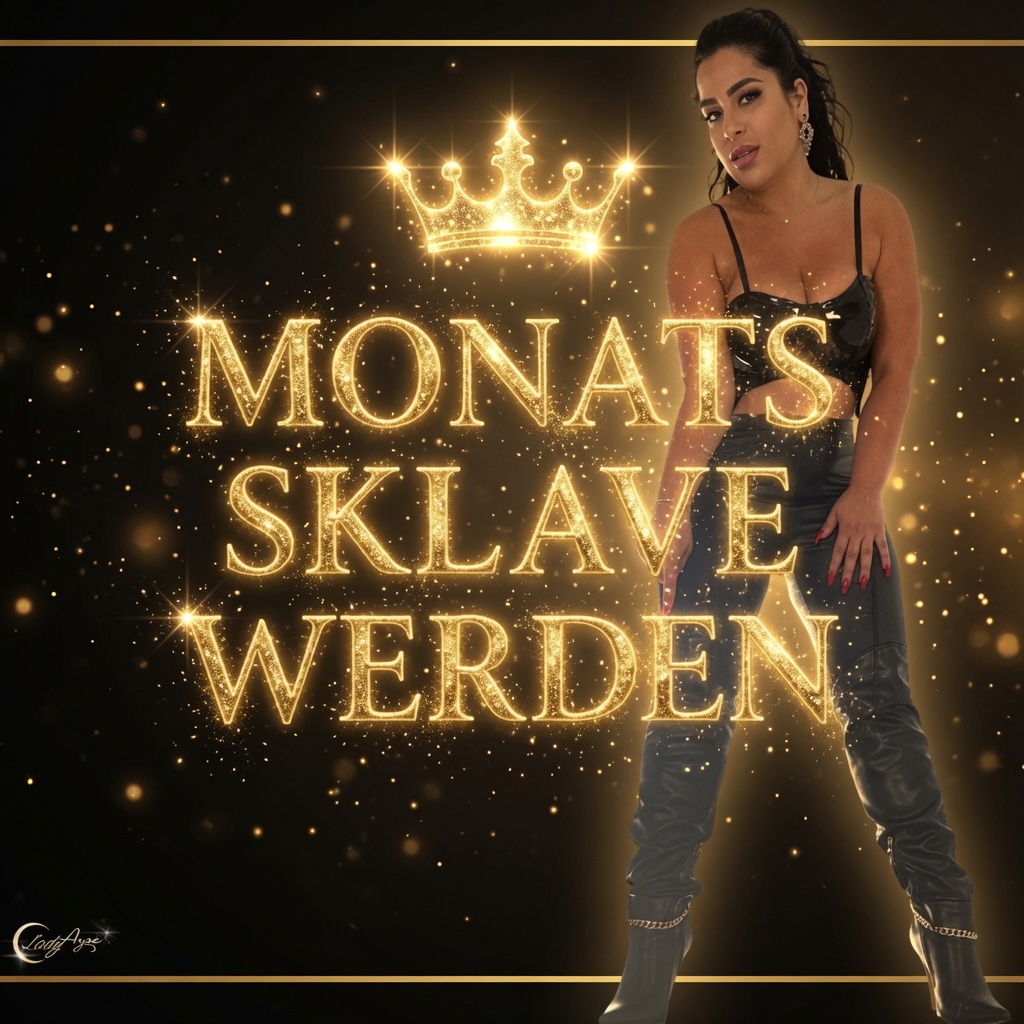 werde sklave des monats bei herrin ayse durch gehorsam tribute und totale unterwerfung