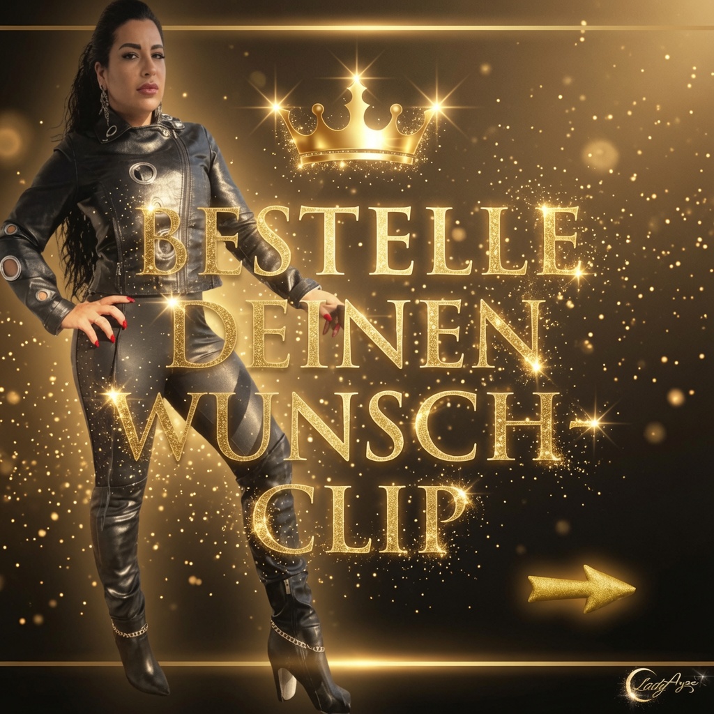 bestelle dein individuelles wunschvideo bei herrin ayse mit befehlen outfit und thema deiner wahl