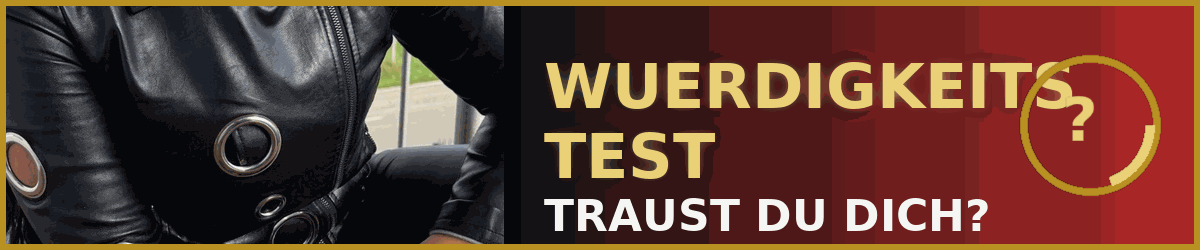 Wuerdigkeits Test Quiz Lady Ayse Sklaven Aufgaben Dominanz